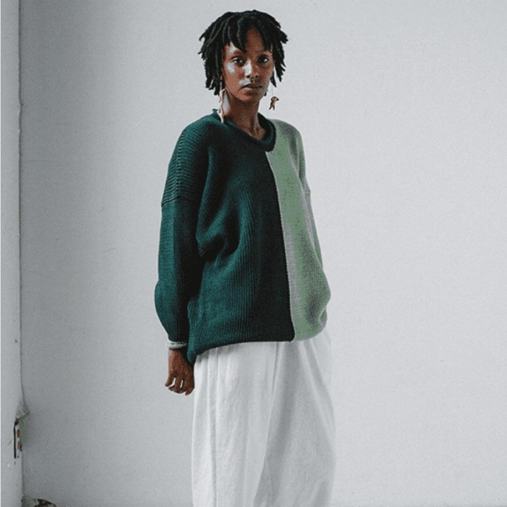 Aliya Wanek cotton Leal sweater - Picture 2 of 6